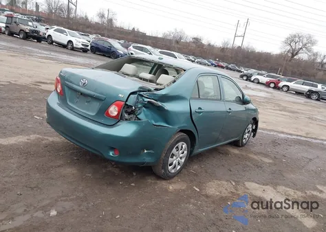 2010 Toyota Corolla Le z USA, uszkodzony, nr VIN 2T1BU4EE9AC260851